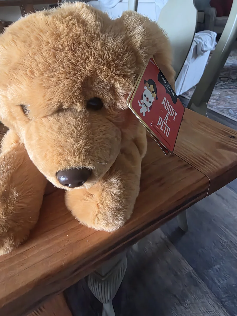 Plush Brown Dog Toy — Soft Cuddly Pet Plush